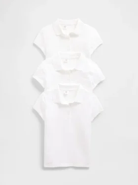 Polos de uniforme para niños (pack de 3)