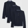 Polos infantiles de uniforme (paquete de 3)