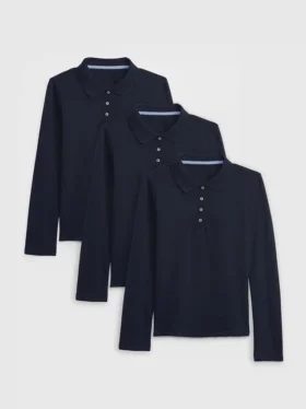 Polos infantiles de uniforme (paquete de 3)
