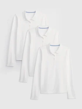 Polos infantiles de uniforme (paquete de 3)