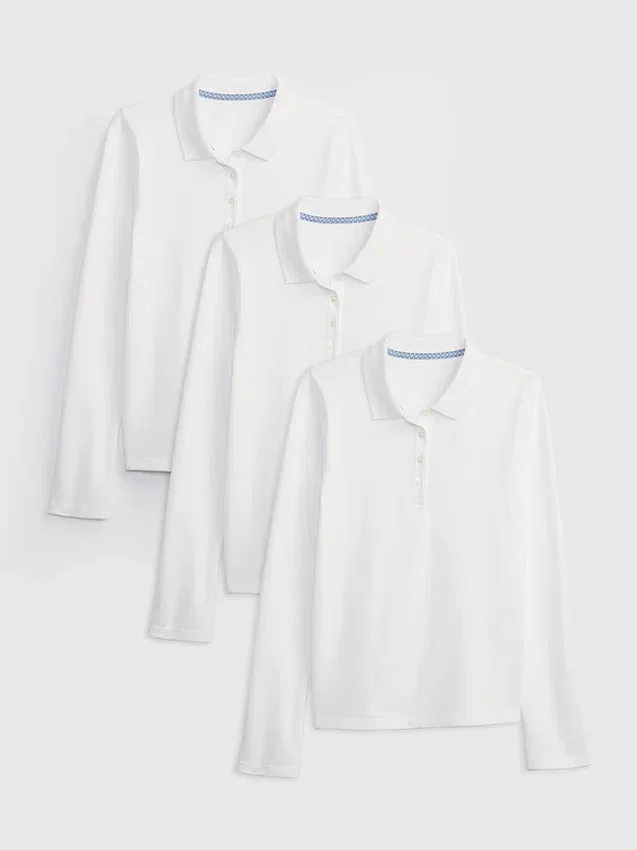Polos infantiles de uniforme (paquete de 3)