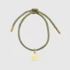 Pulsera de lurex con forma de corazón y colgante «Always»