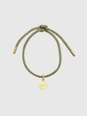 Pulsera de lurex con forma de corazón y colgante «Always»