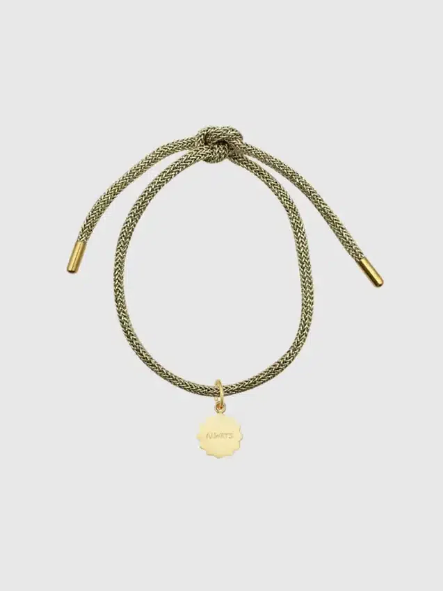 Pulsera de lurex con forma de corazón y colgante «Always»