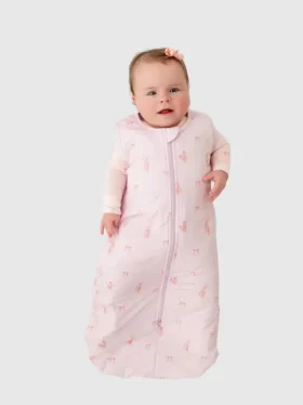Saco de dormir «Little Ballerina» de bambú, de 0 a 12 meses