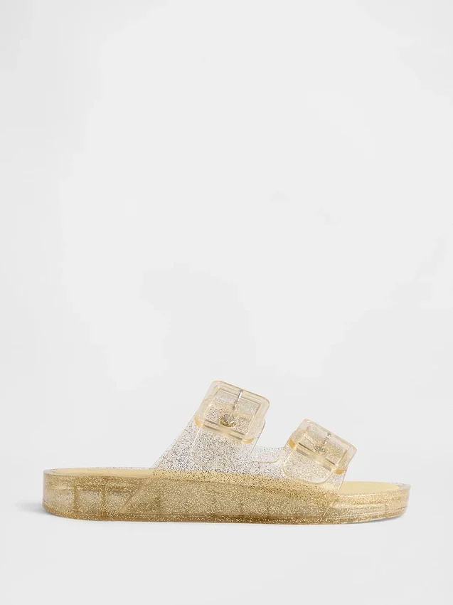 Sandalias de goma con hebilla para niños