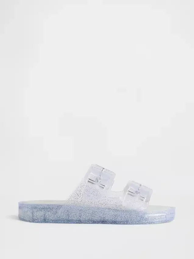 Sandalias de goma con hebilla para niños