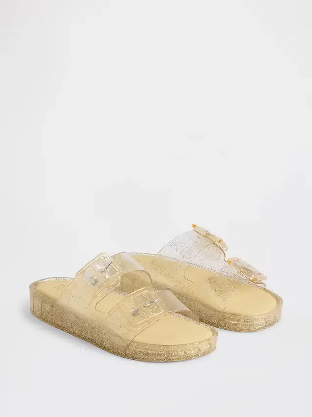 Sandalias de goma con hebilla para niños