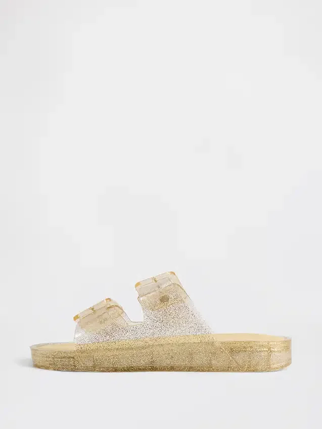 Sandalias de goma con hebilla para niños