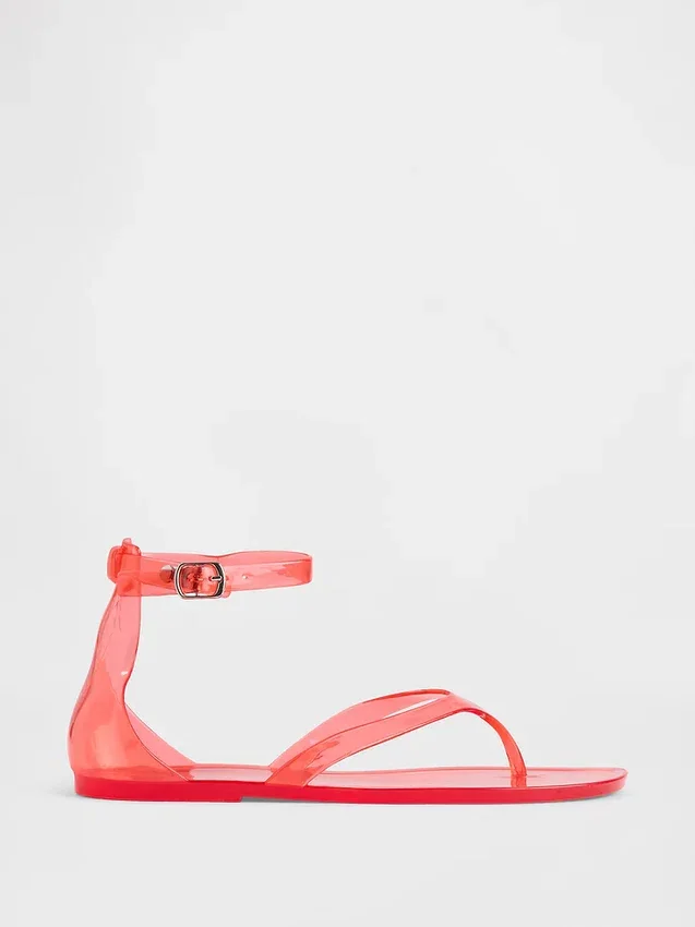 Sandalias de tiras de goma