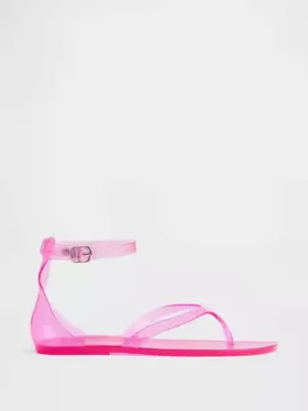 Sandalias de tiras de goma