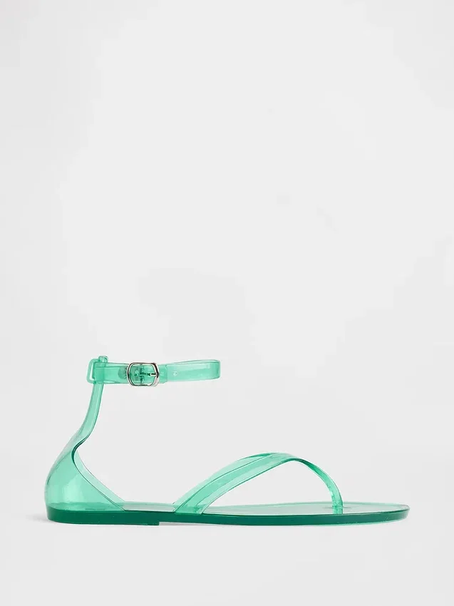 Sandalias de tiras de goma