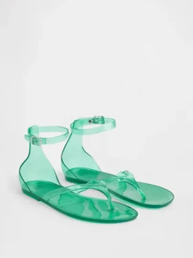 Sandalias de tiras de goma