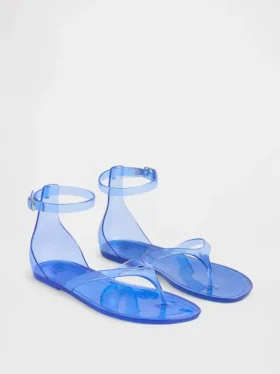Sandalias de tiras de goma