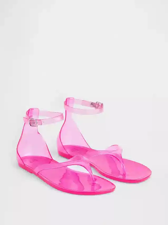 Sandalias de tiras de goma