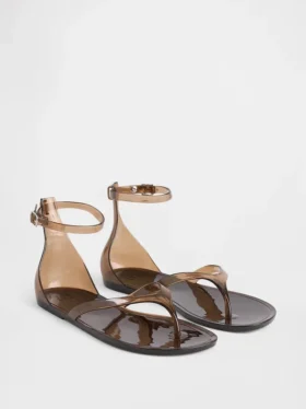 Sandalias de tiras de goma