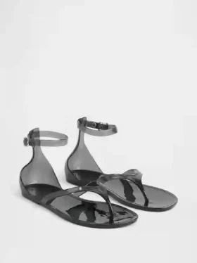 Sandalias de tiras de goma