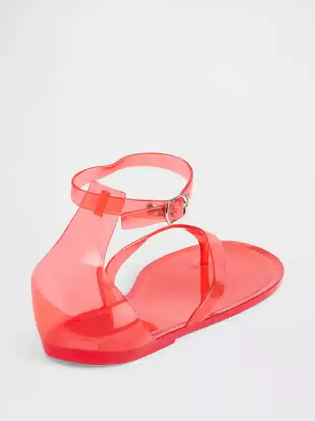 Sandalias de tiras de goma