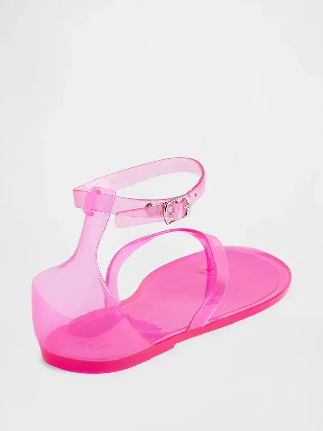 Sandalias de tiras de goma