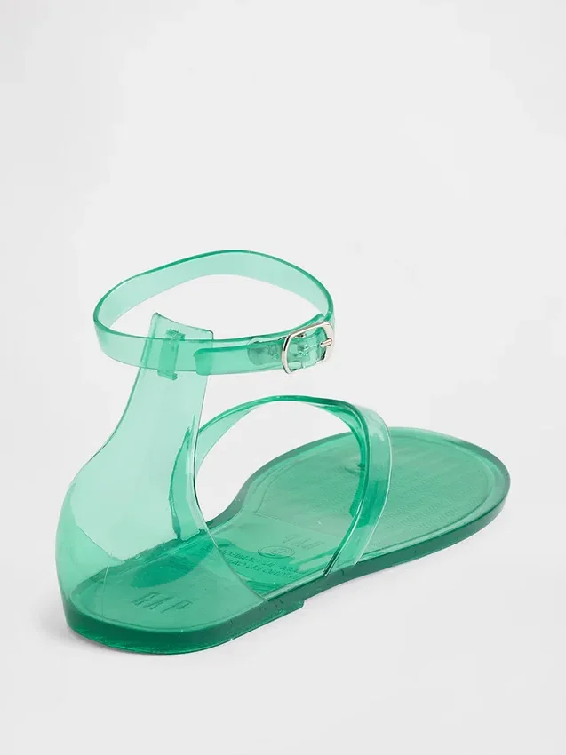Sandalias de tiras de goma