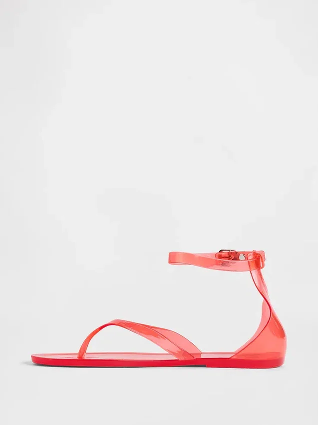 Sandalias de tiras de goma