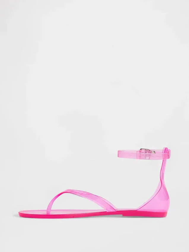Sandalias de tiras de goma
