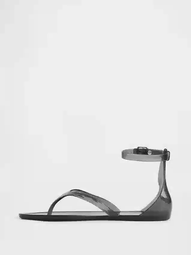 Sandalias de tiras de goma