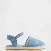 Sandalias tipo alpargata para niños pequeños