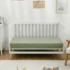 Sábana bajera ajustable de muselina de Comfy Cubs