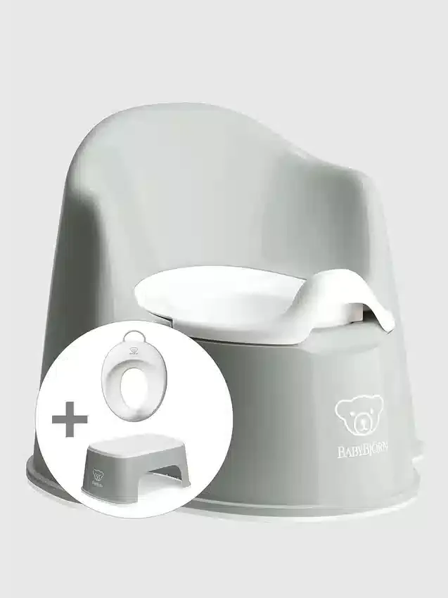 Set de 3 piezas para el aprendizaje del uso del orinal de BabyBjörn