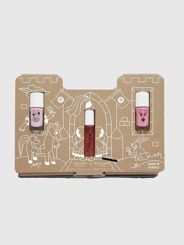 Set de esmaltes de uñas y brillos de labios «Princess Story» de Nailmatic