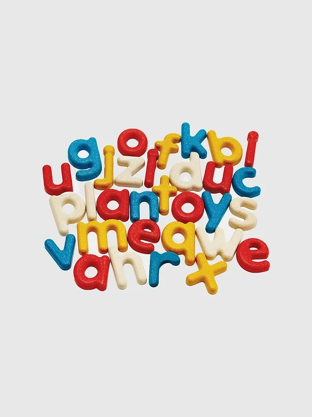 Set de habilidades lingüísticas con el alfabeto en minúsculas