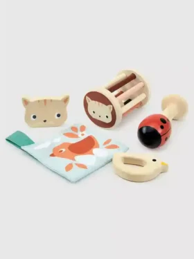 Set de juguetes «Juego en el jardín» para 6 meses