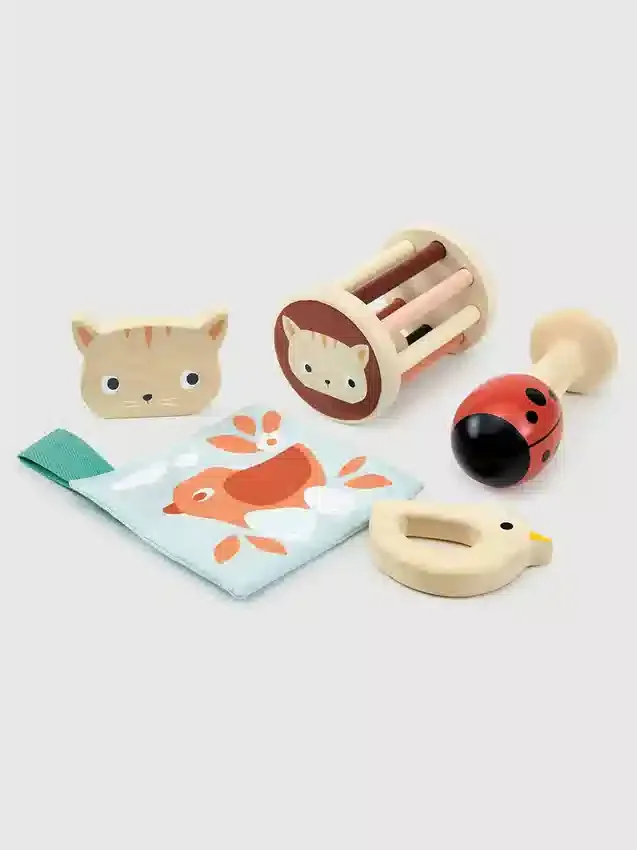 Set de juguetes «Juego en el jardín» para 6 meses