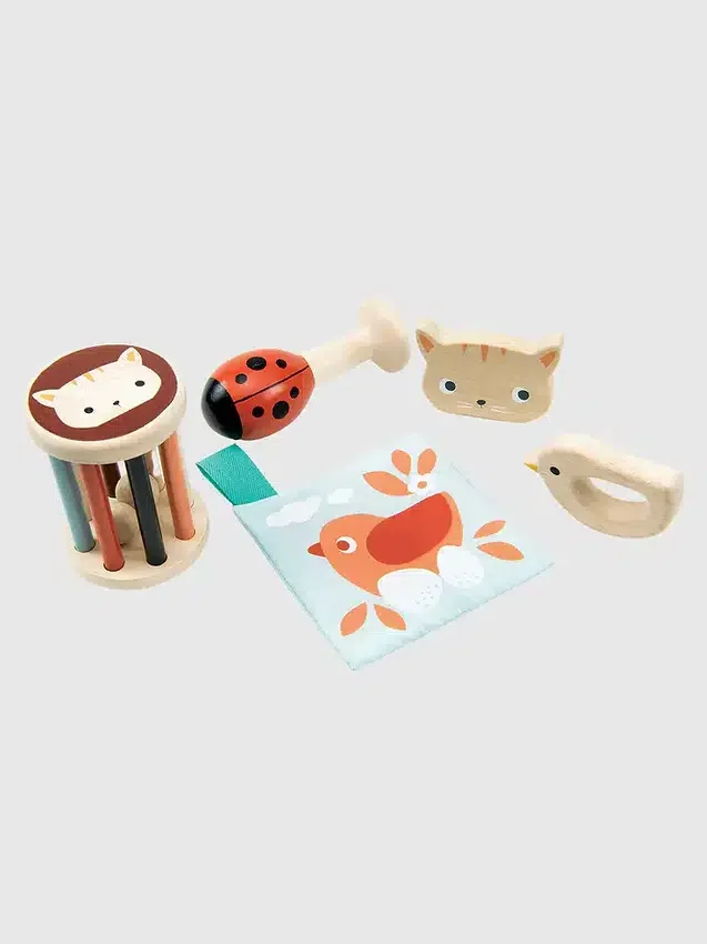 Set de juguetes «Juego en el jardín» para 6 meses