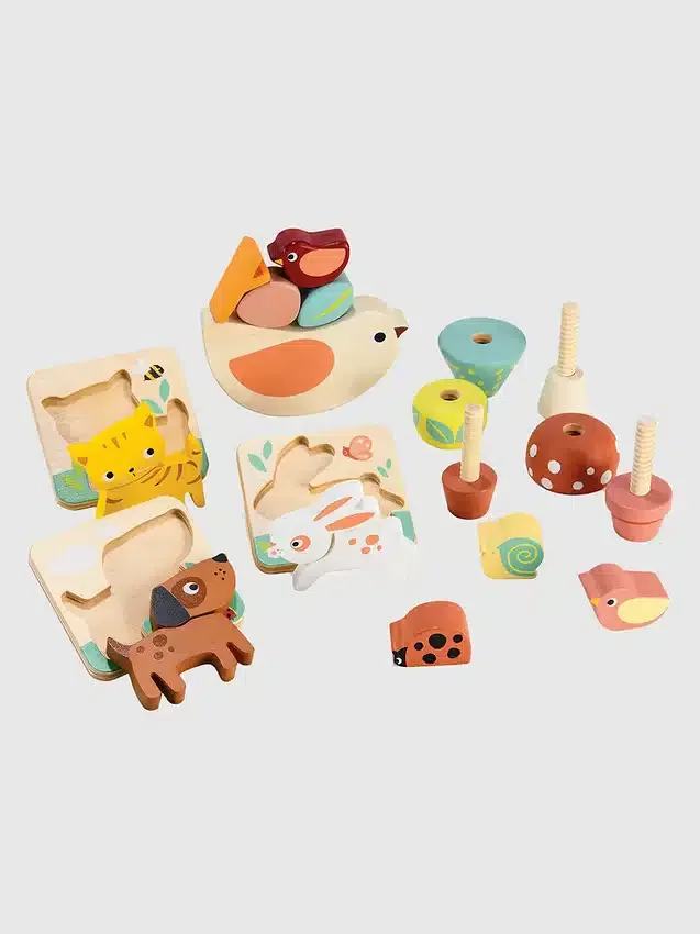 Set de juguetes «Juego en el jardín» para niños de 24 meses
