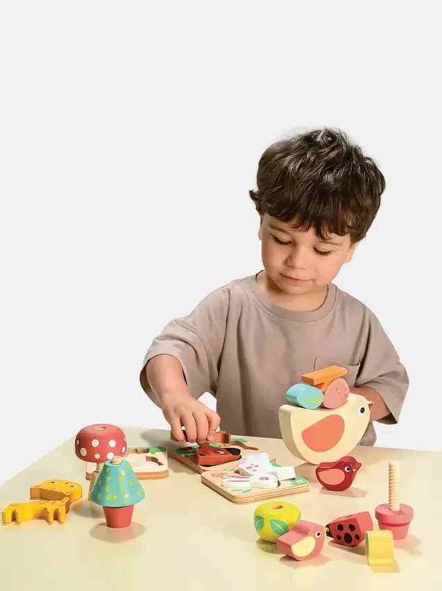 Set de juguetes «Juego en el jardín» para niños de 24 meses