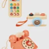 Set de juguetes tecnológicos: paquete de teléfonos y cámara para niños pequeños