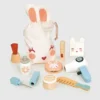 Set de maquillaje de conejito para niños pequeños