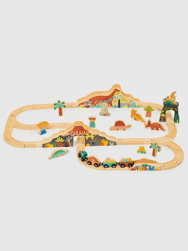 Set de tren de dinosaurios «Lost World»