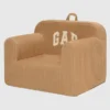 Silla de espuma con logotipo de babyGap en terciopelo acanalado