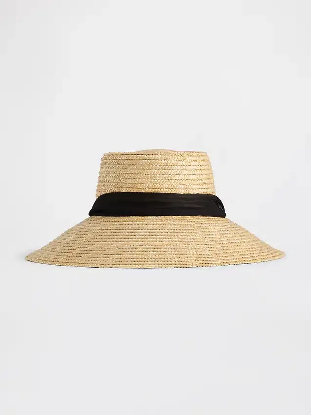 Sombrero de paja de ala ancha