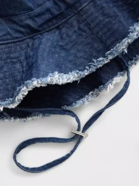Sombrero de pescador con flecos
