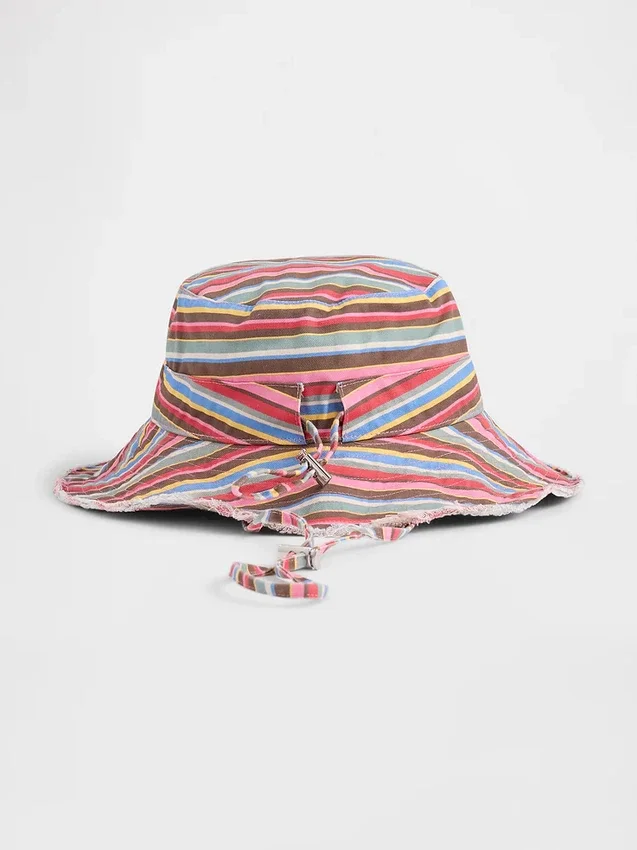 Sombrero de pescador con flecos