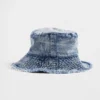 Sombrero de pescador de denim para niños