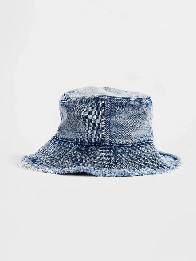 Sombrero de pescador de denim para niños