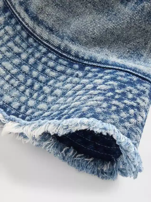 Sombrero de pescador de denim para niños