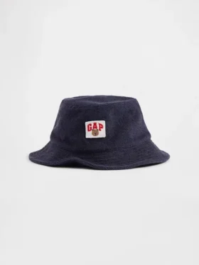 Sombrero de pescador de rizo para bebés y niños con el logotipo de Brannan Bear