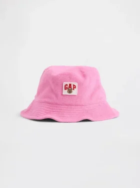 Sombrero de pescador de rizo para bebés y niños con el logotipo de Brannan Bear