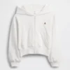 Sudadera con capucha, cremallera completa y corte oversize para niño, de felpa Vintagesoft